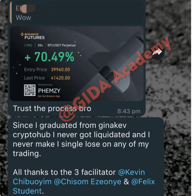 Screenshot testimony