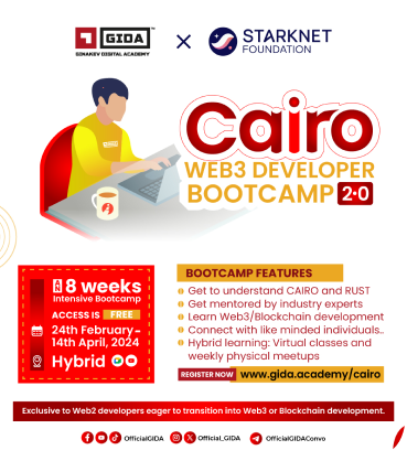 GIDA Developer Bootcamp 1.0